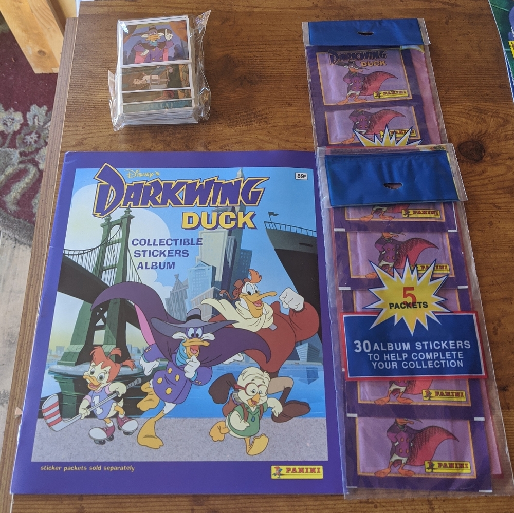 1982 Disney Panini Darkwing Duck complete collecti